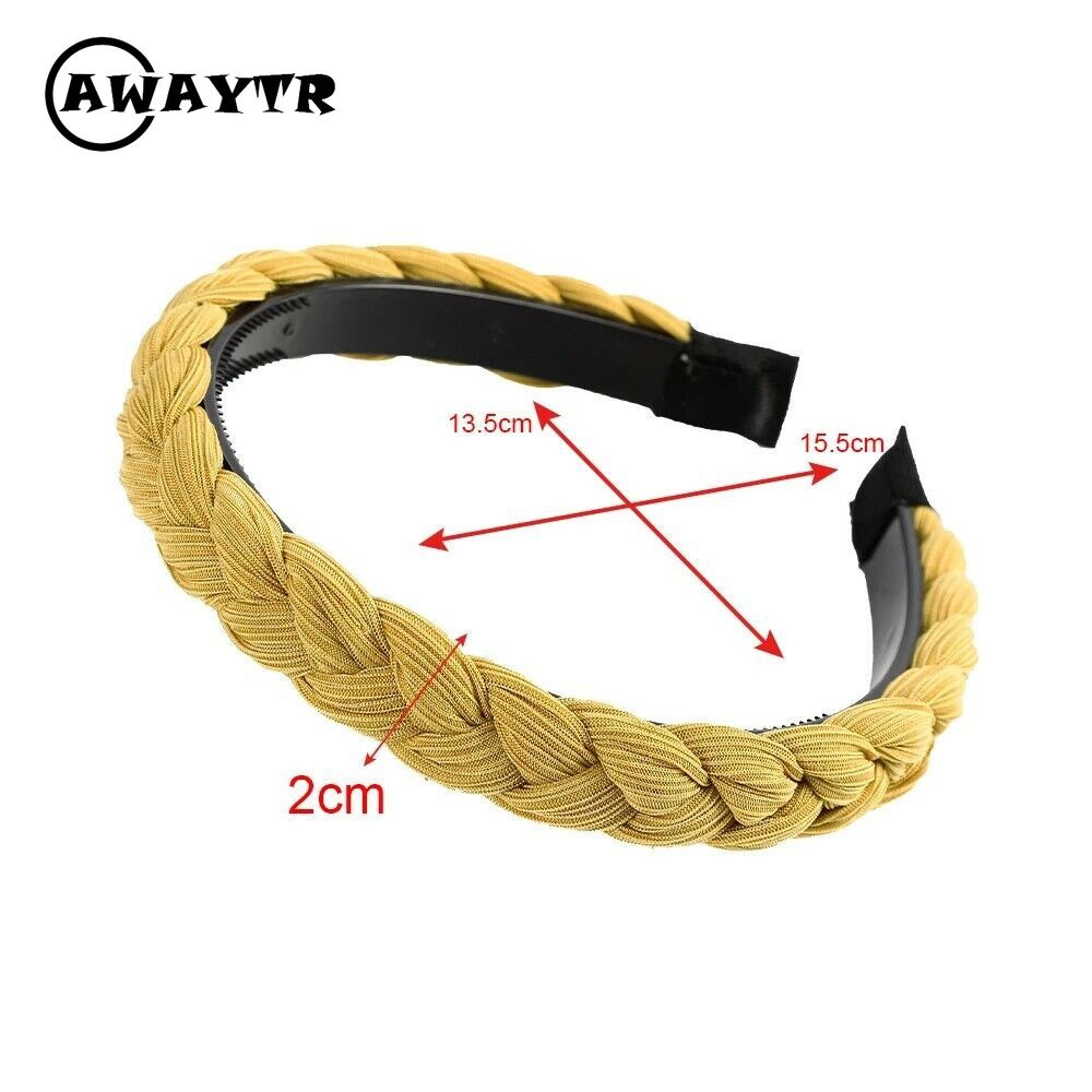 Cài tóc dạng dây bện chống trượt thời trang cho nữ