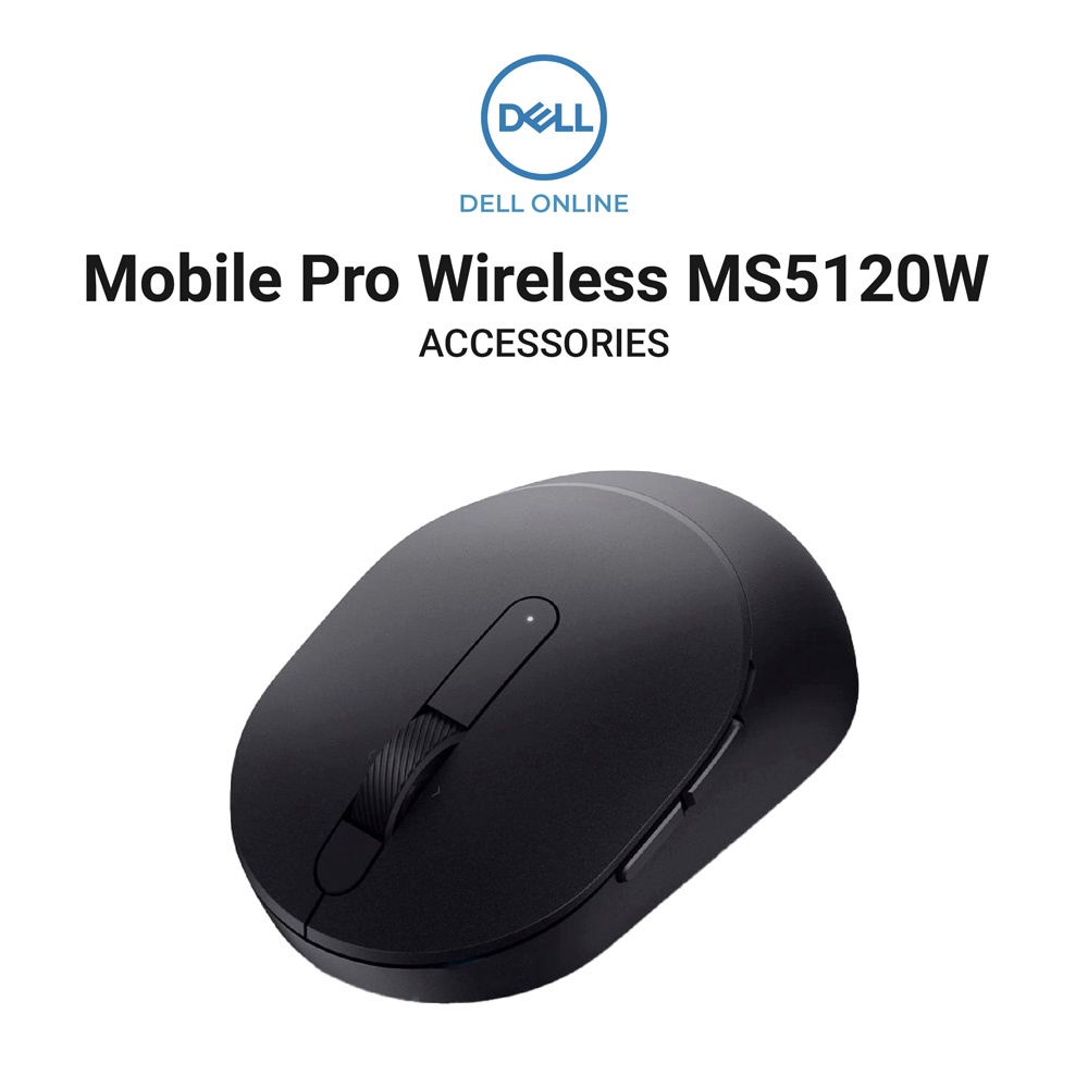 Chuột Không Dây DELL Mobile Pro Wireless MS5120W Đen