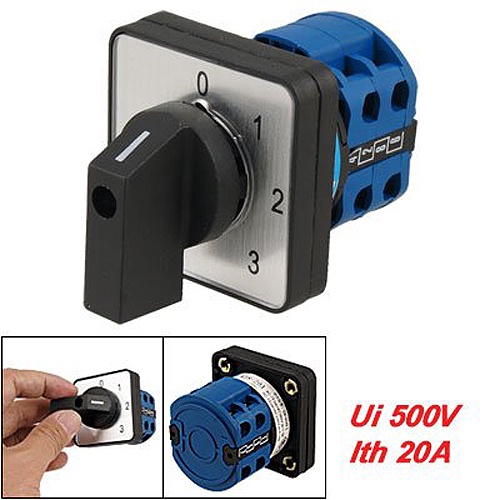 Công Tắc Điều Khiển Xoay 4 Chấu 20a | BigBuy360 - bigbuy360.vn