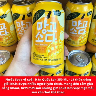 Nước Soda vị xoài Hàn Quốc Lon 350ml