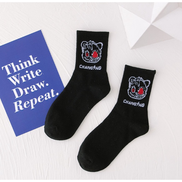 Vớ Tất cao cổ UNISEX hình Gấu siêu dễ thương và xinh xắn