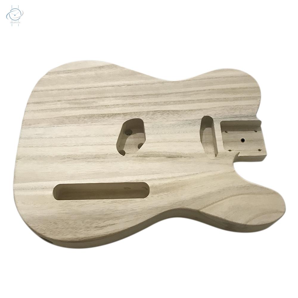 ♫Polished Wood Type Electric Guitar Barrel DIY Electric Maple Guitar Barrel Body For TL Style Guitar