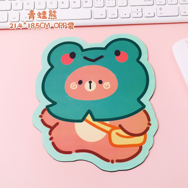 Tấm Lót Chuột Cao Su Chống Trượt Chống Thấm Nước Họa Tiết Hoạt Hình Nhiều Màu Dễ Thương Dành Cho Học Sinh