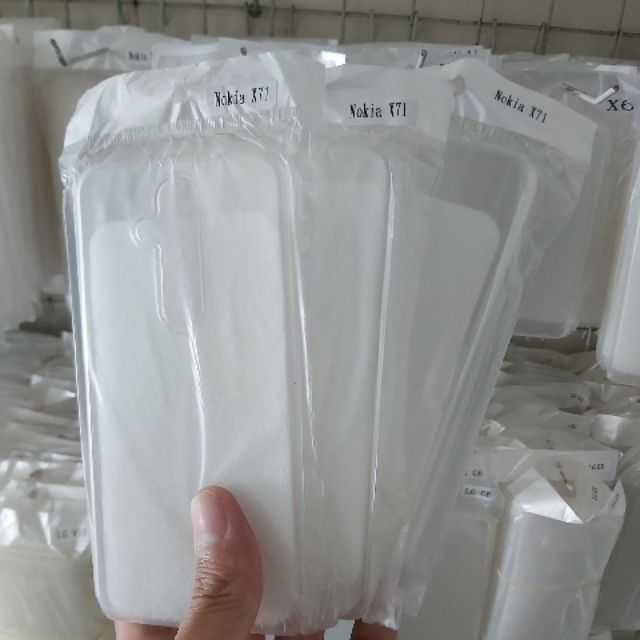 Bộ 3 chiếc ốp dẻo silicon nokia X71 trong suốt (loại tốt)