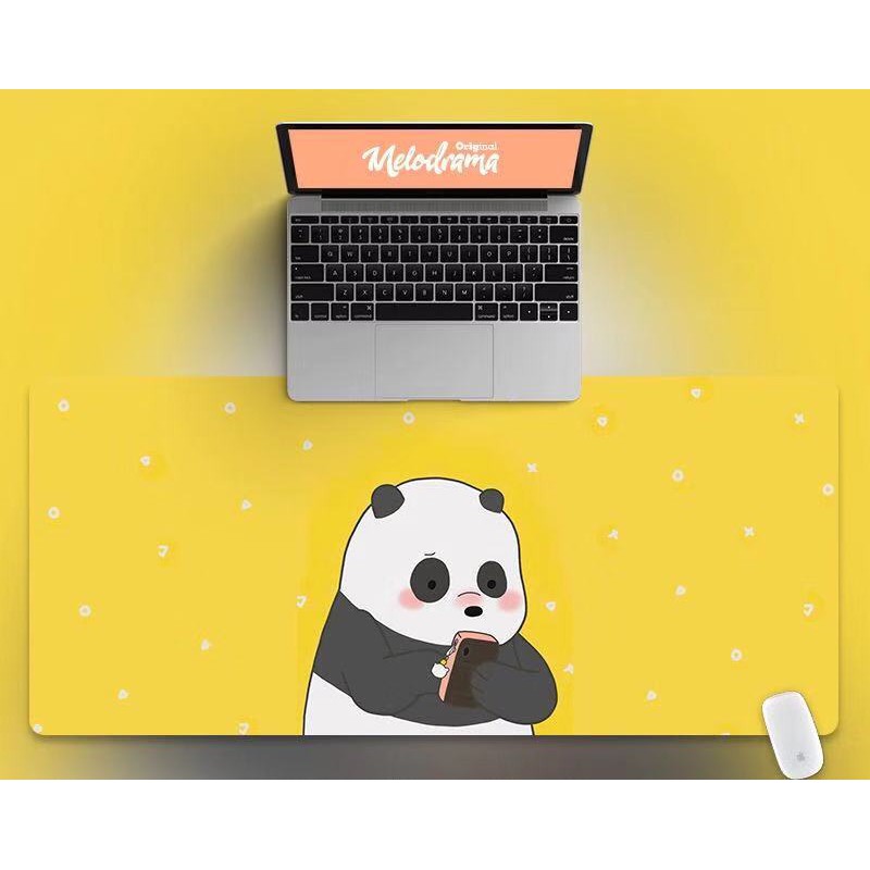 Miếng lót chuột bàn phím lớn hoạt hình 3 con gấu