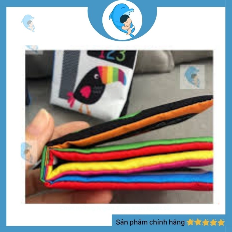 Sách Vải Giúp Bé Chơi Tự Lập, Kích Thích Phát Triển Thị Giác An Toàn Cho Bé