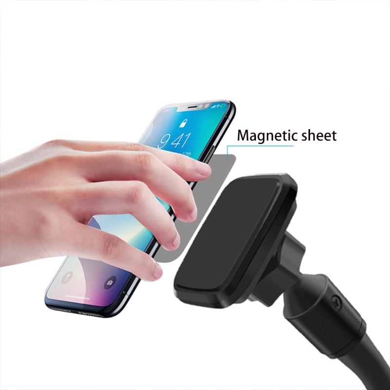 Giá Đỡ Điện Thoại Có Nam Châm Gắn Bảng Điều Khiển Xe Hơi Tiện Dụng