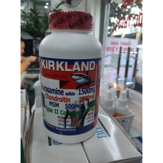 Viên Uống Glucosamin Kirkland 375 Viên- Glucosamine Kirkland Mẫu Mới từ Mỹ
