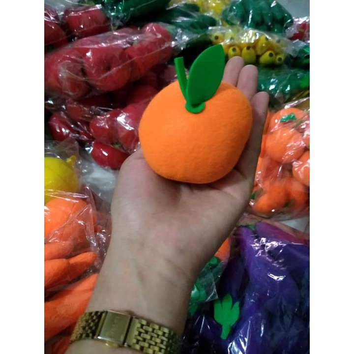 Đồ Chơi Thủ Công Rau Củ Chất Liệu Vải Nỉ Nhồi Bông - Đồ Dùng Học Tập Cho Bé Theo thông tư 02