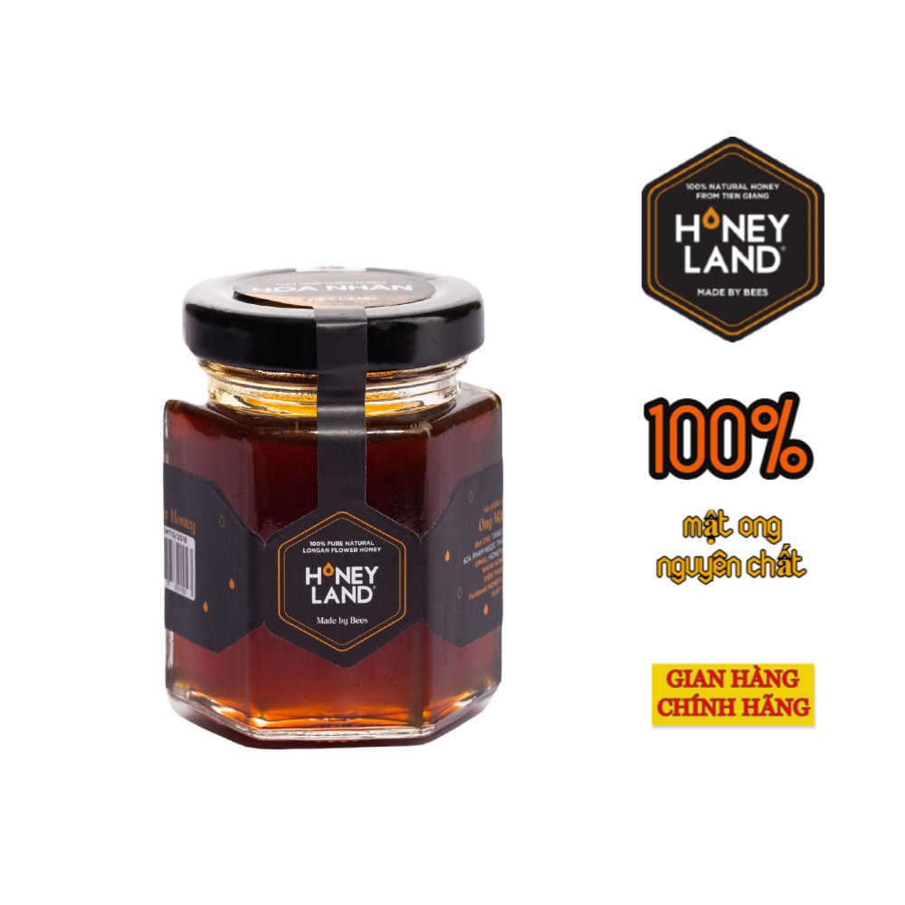 Mật ong nguyên chất hoa Nhãn HONEYLAND 110G