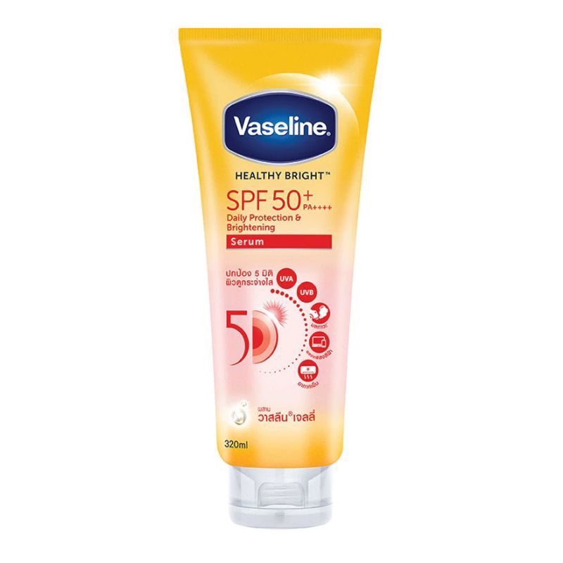Sữa Dưỡng Thể Trắng Da Vaseline 50x SPF 50 PA++++ Thái Lan, Dưỡng Trắng Gấp 50 Lần, Dưỡng Ẩm, 300ml