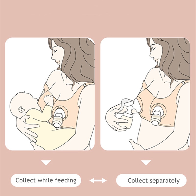 Máy Hút Sữa Cầm Tay, Bình Vắt Sữa Cho Bé，Dụng Cụ Hút Sữa Mẹ Bằng Silicone Tiêu Chuẩn Tiện Dụng