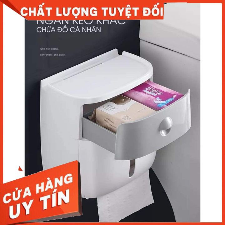 Hộp đựng Giấy Vệ Sinh ECOCO Cao cấp 2 tầng - Đa năng, Sang trọng, Tiện dụng