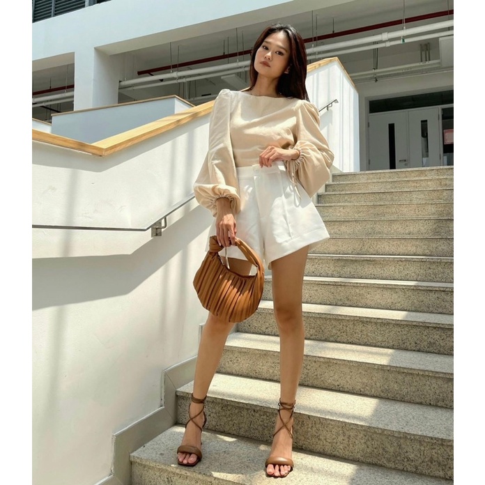 Áo tay phồng 2 màu