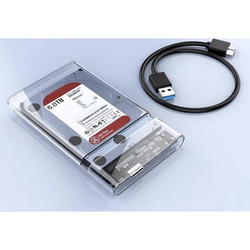 [HÀNG CHÍNH HÃNG] Box Ổ Cứng 2.5'' Shengwei - 1001K Sata 3.0 [Trong Suốt] - Dùng Cho HDD, SSD - Bảo Hành 12 Tháng | BigBuy360 - bigbuy360.vn