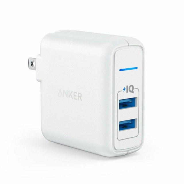 Củ Sạc Nhanh 24W Anker, 2 Cổng, A2023 PowerPort Elite 2 - Cốc Sạc Anker Chính Hãng Mới 100% Full Box