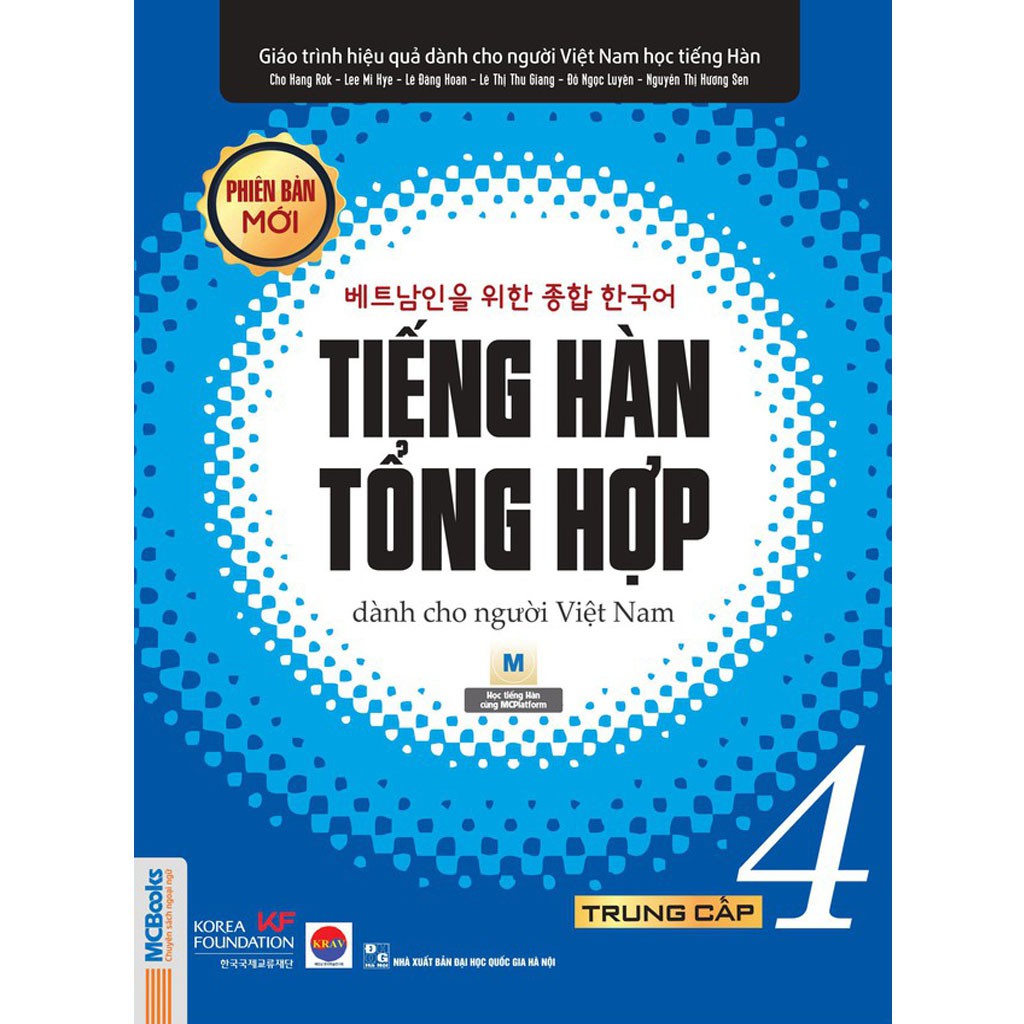 Sách - Trọn Bộ Tiếng Hàn Tổng Hợp Trung Cấp 4 (Sách Giáo Khoa + Bài Tập ) – Bản Đen Trắng ( Phiên Bản Mới )