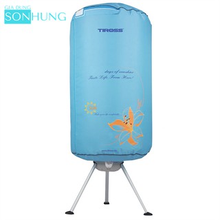 TỦ SẤY QUẦN ÁO DẠNG TRÒN TIROSS TS-880 CÔNG SUẤT 900W[BẢO HÀNH 1 NĂM]