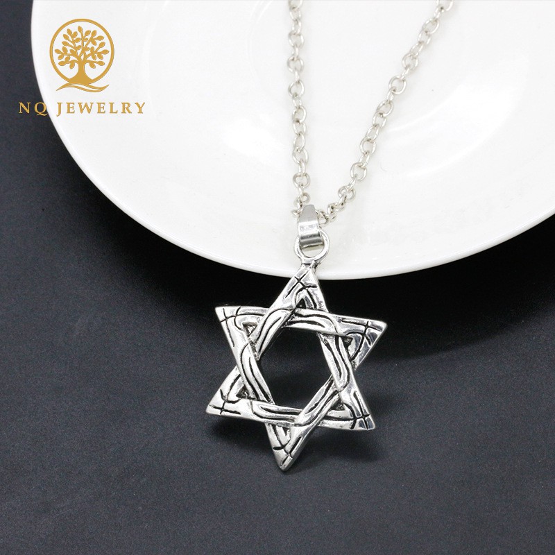 Dây Chuyền Nam Ngôi Sao 6 Cánh Titanum Cao Cấp - NQ Jewelry