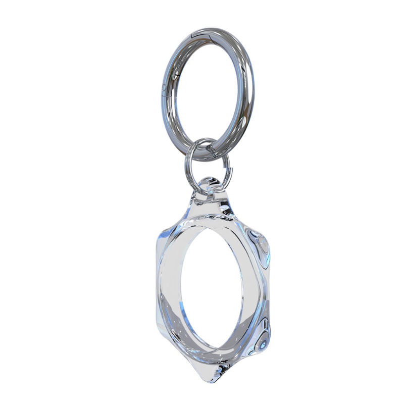 [Hàng mới về] Vỏ trong suốt chống rơi chống sốc có móc khoá bảo vệ thời trang thích hợp cho AirTag