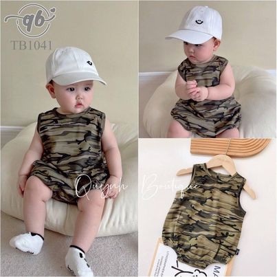 Bodysuit trẻ em Quỳnh Boutique Mẫu body rằn ri siêu yêu cho bé