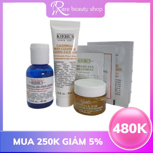 (Duty free) Set Kiehl's mini size duty (số 27)