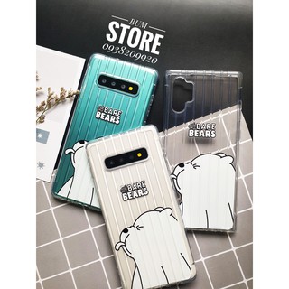 Ốp lưng dẻo trong suốt We are Bears Samsung S10 / S10+ / Note 10 / Note 10+ / Note 8 / Note 9 / S9+ / S8+
