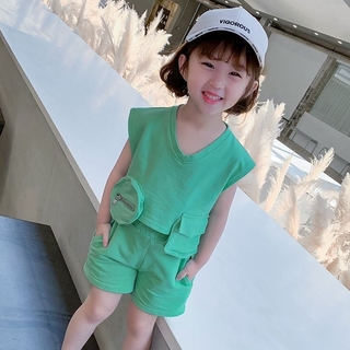 Set Quần Áo Mùa Hè Xinh Xắn Dành Cho Bé Gái