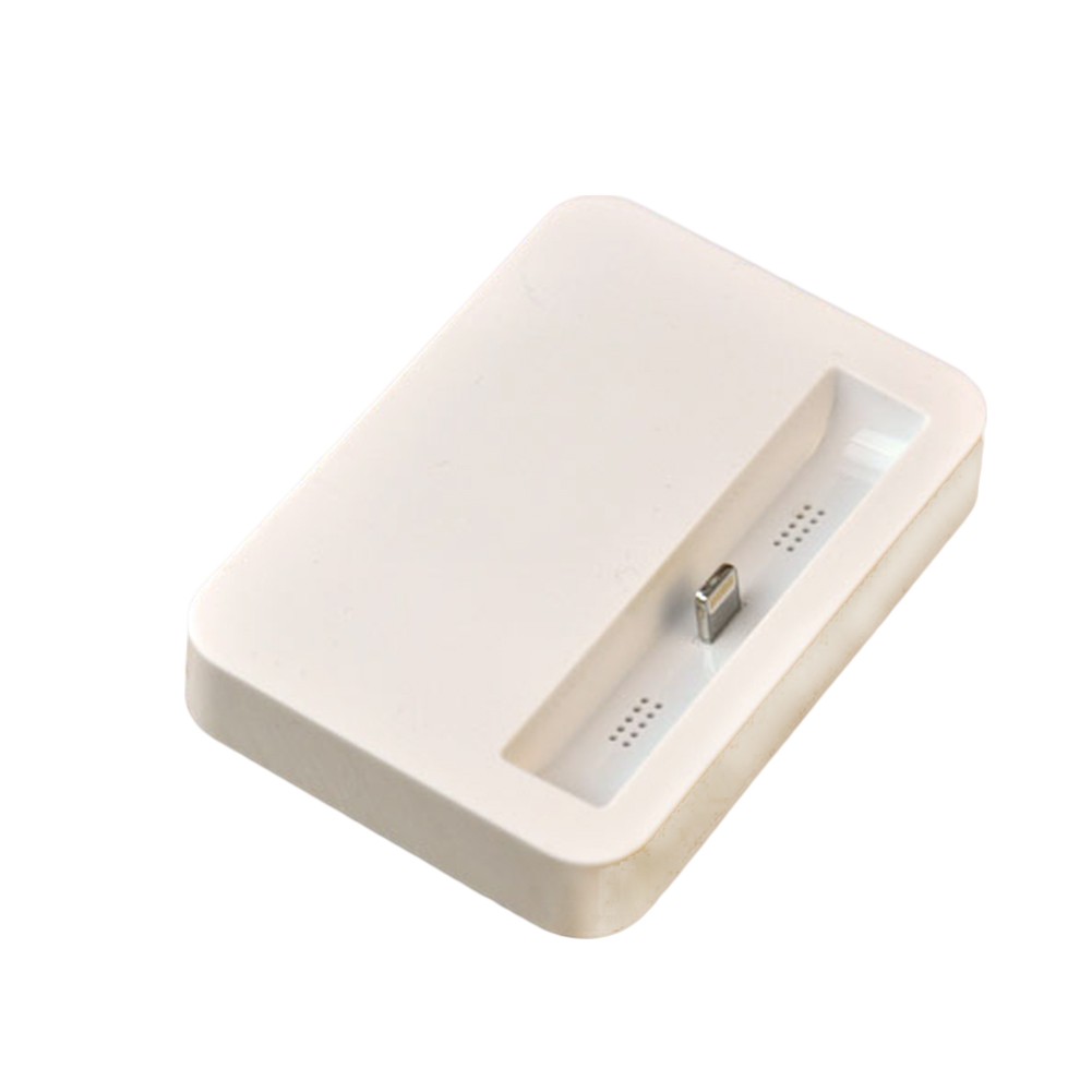 Dock trạm sạc đồng bộ hóa dữ liệu máy tính để bàn màu trắng / đen thích hợp cho iPhone