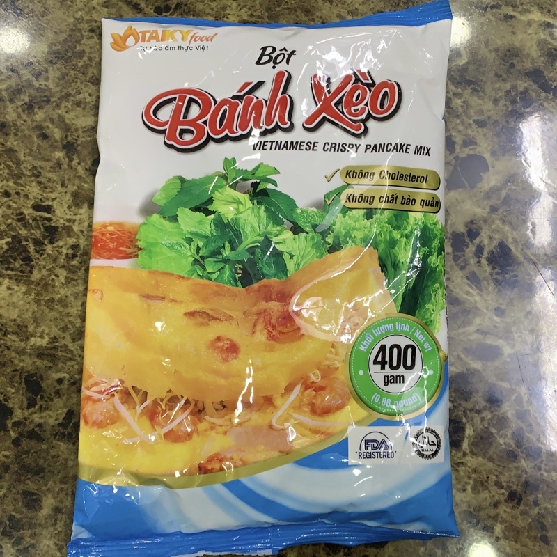 Bột bánh xèo xanh Tài ký 400g