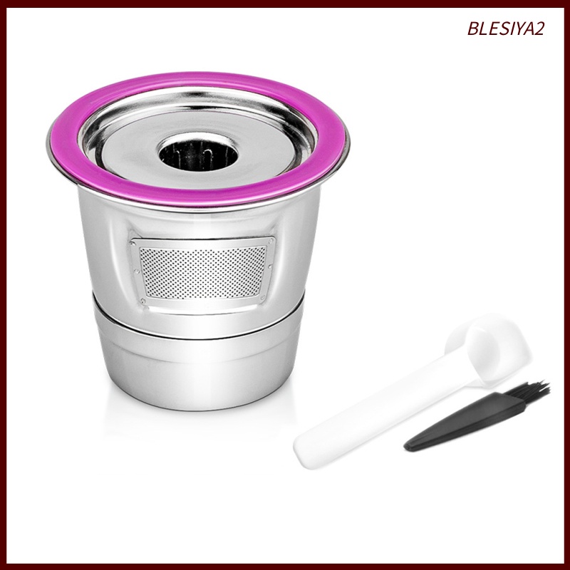 [BLESIYA2]Stainless Steel Capsule Cup Filter for KEURIG 2.0 &amp; 1.0 MINI PLUS Coffee Machine