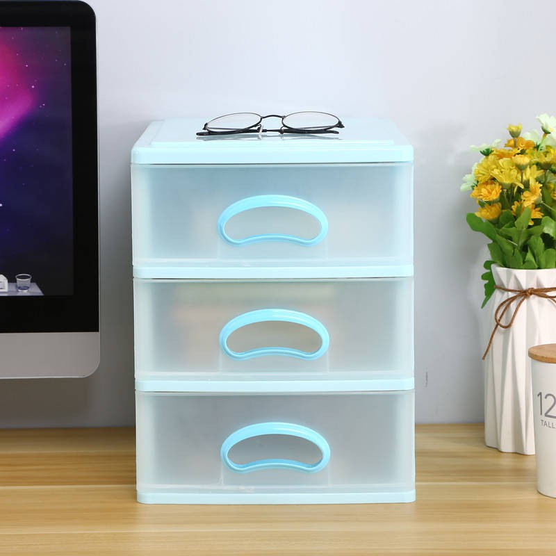Nhựa ngăn kéo lớn nhiều lớp trong suốt loại đồ trang sức để bàn văn phòng Giá để đồ trên máy tính để bàn, hộp đựng mỹ ph