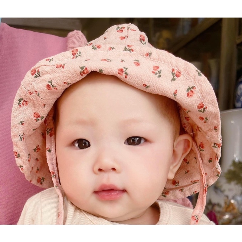 Vải thô đũi 100% cotton in hoa siêu xinh , phù hợp may váy áo , mũ …