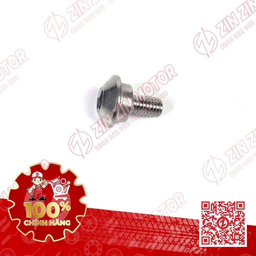 Ốc 6x14 dè trước Sonic 150R K56 Winner Supra GTR K56F Supra GTR K56W 90133K56N00 chính hãng Honda Indonesia
