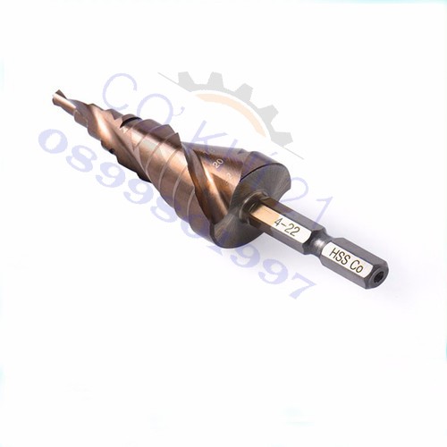 Mũi khoan bước tháp HSS 4-22mm