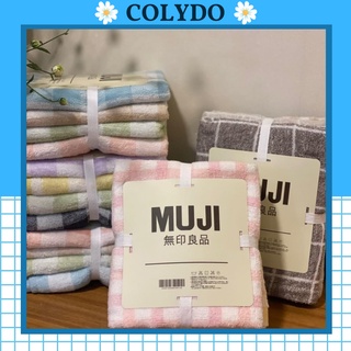 Khăn tắm organic, Muji, polo xuất nhật, set 4 khăn tắm cotton chuẩn xịn COLYDO K03