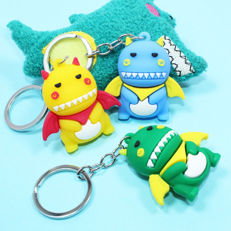 Móc khoá khủng long dễ thương treo balo , móc khoá