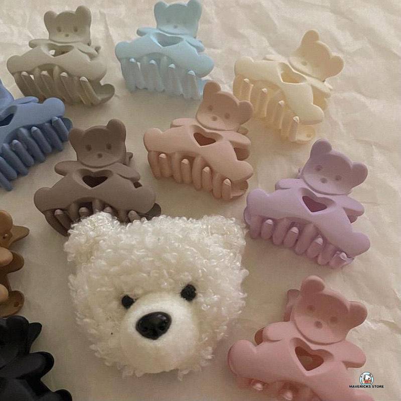 Kẹp Tóc Hình Chú Gấu Đáng Yêu Cho Nữ