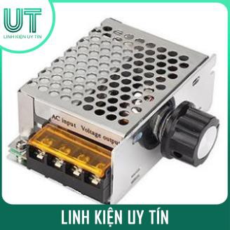 Chiết áp, bộ điều khiển tốc độ động cơ , ánh sáng công suất lớn 4000W 0-220V,Dimmer AC220V 4000W DR40