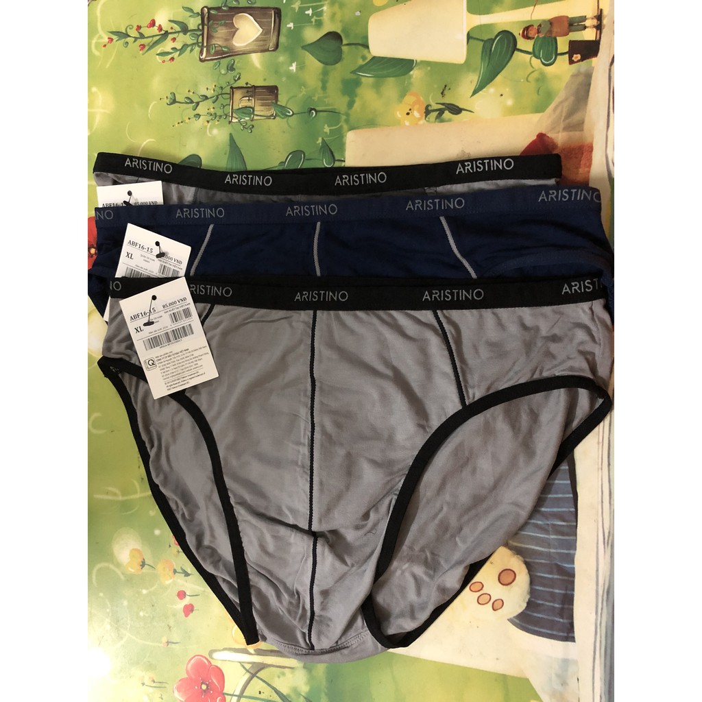 Combo 4 Sịp tam giác ARISTINO ❤️FREESHIP❤️ Quần Sịp Nam kháng khuẩn cao cấp, Chính hãng full tem mác