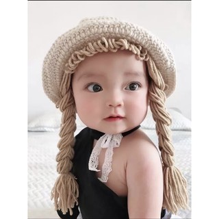 mũ nón tóc giả bé gái