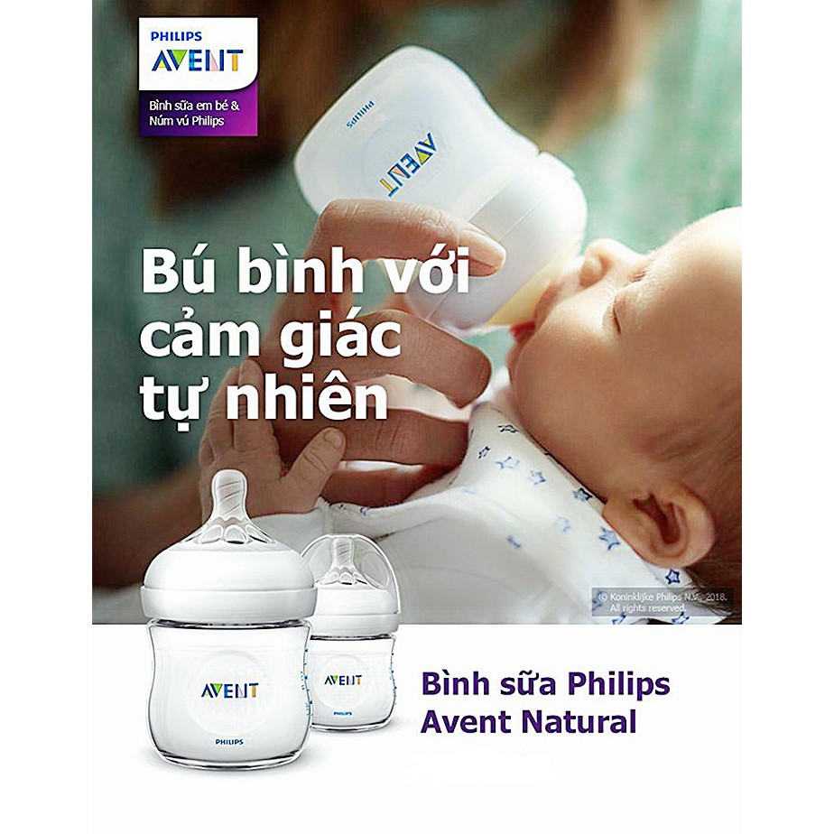 Set 3 Bình sữa avent 125ml/ 260 ml