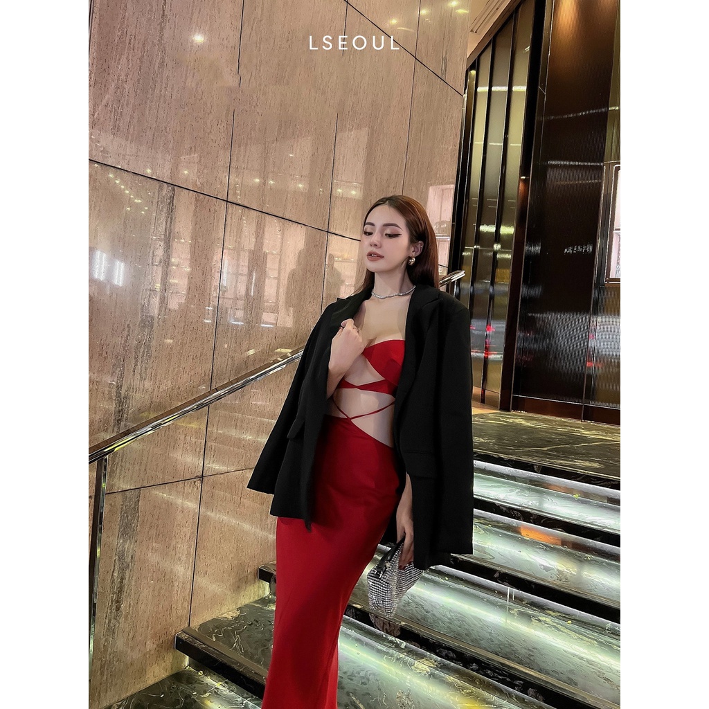 Áo Vest Nữ Khoác Ngoài LSEOUL K0332 Nhiều Màu Form Đứng Sang Trọng Thanh Lịch