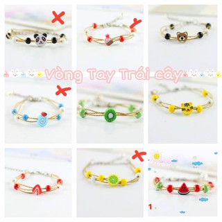 Vòng Tay Trái Cây , Hoa Quả ( sỉ từ 10k )