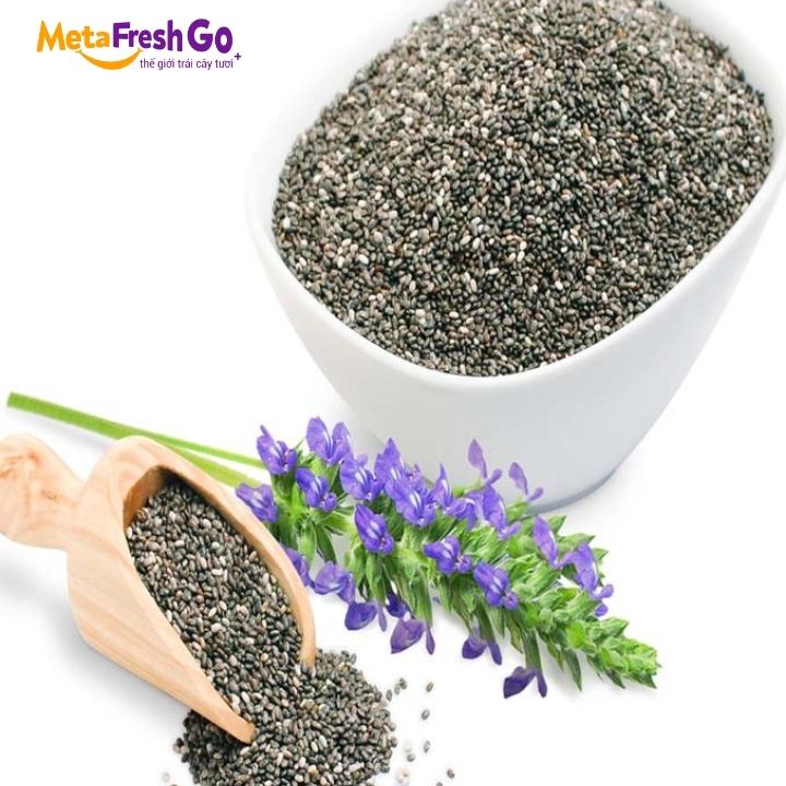 Hạt Chia Faminuts Chuẩn Chất Lượng Hạt Sạch, Đều, Heathy, Hỗ Trợ Giảm Cân - Hũ Nhựa 450g | Meta freshgo
