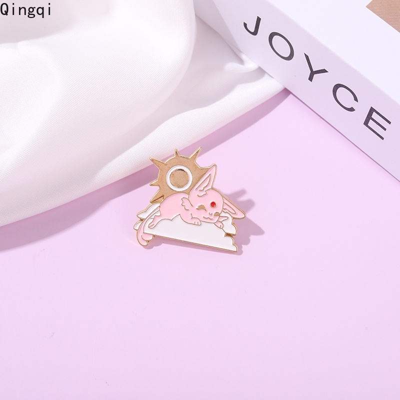 Ghim cài áo MISS ZOE hình mặt trăng mặt trời hoạt hình dễ thương dành cho bé