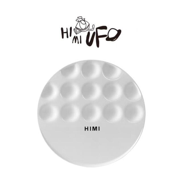 Palette pha màu nhựa hình tròn Himi UFO Plastic Palette 180mm/220mm