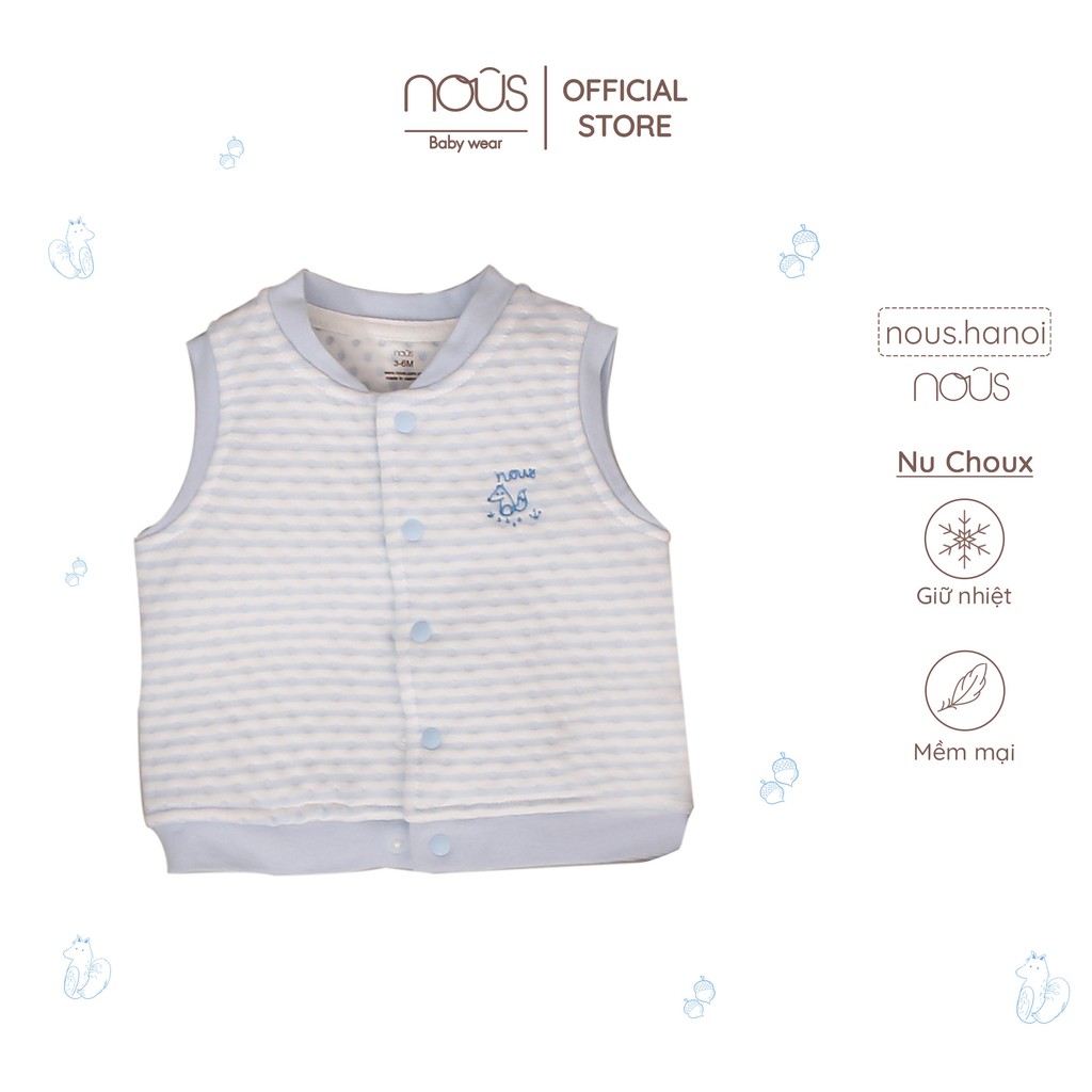 [FULL] Áo Gile Nous 2 Màu Trần bông Gilet 2020 ( Size từ 3-6 Tháng Đến 18-24 Tháng)