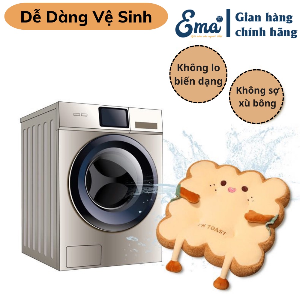 Đệm lót mông văn phòng hình thú Ema, Nệm lót ghế văn phòng ngồi bệt tatami cao cấp- kích thước 40x40cm