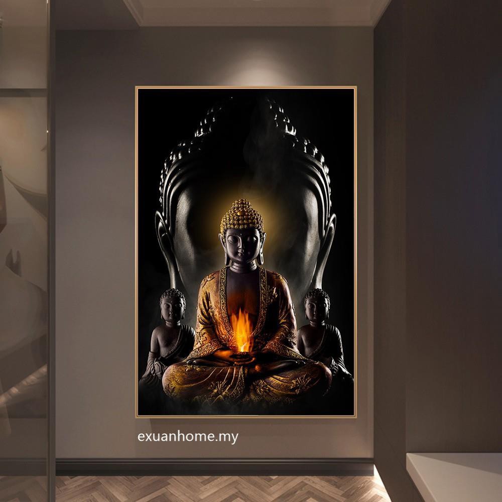 Tranh Canvas My1 E Shiva Lords/Hindu Gods Chân Dung Tôn Giáo Trang Trí Phòng Khách